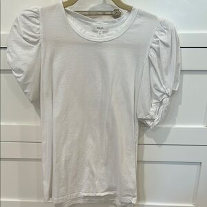 A.L.C. Women's White Puff Sleeve Top